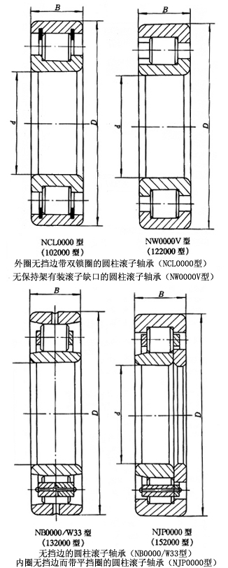 帶雙鎖圈的圓柱滾子軸承 帶雙鎖圈的圓柱滾子軸承