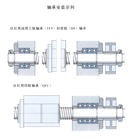 機床絲杠用推力角接觸球軸承 機床絲杠用推力角接觸球軸承
