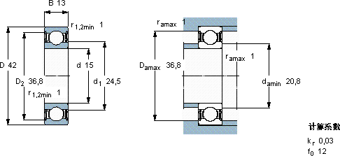 SKFW 6302-2RS1軸承圖紙