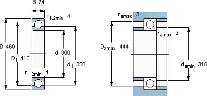 SKF304184軸承圖紙