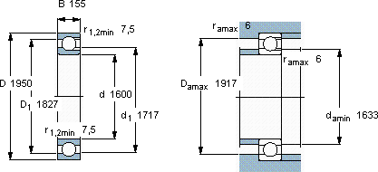 SKF304223軸承圖紙