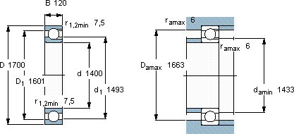 SKF304241軸承圖紙