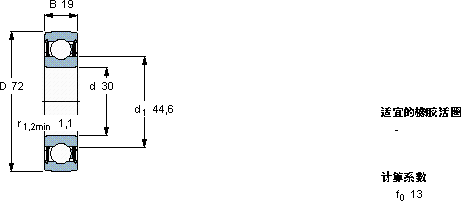 SKF1726306-2RS1軸承圖紙