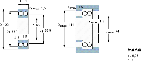 SKF4213 ATN9軸承圖紙