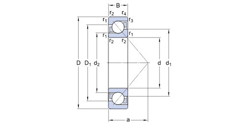 SKF7214 BECBP *軸承圖紙