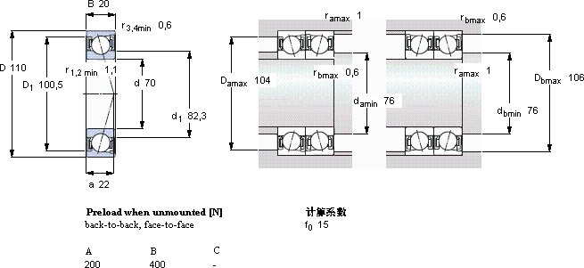 SKFS7014 CD/HCP4A軸承圖紙