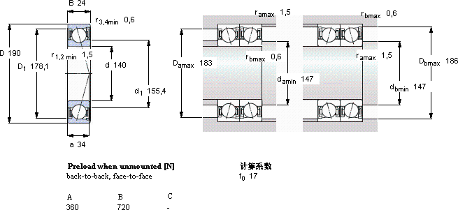 SKFS71928 CD/HCP4A軸承圖紙