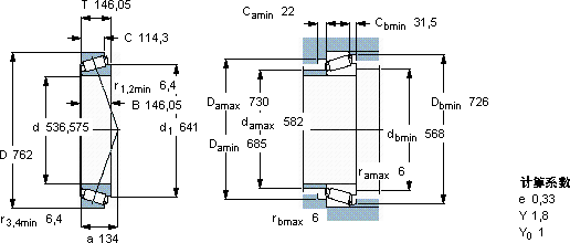 SKFM 276449/410軸承圖紙