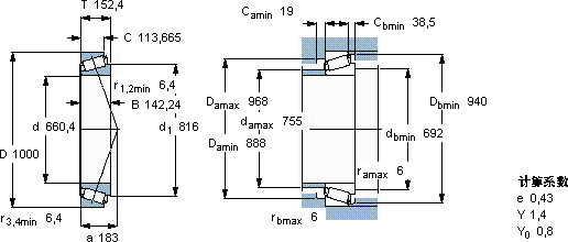 SKFBT1B 334140/HA4軸承圖紙