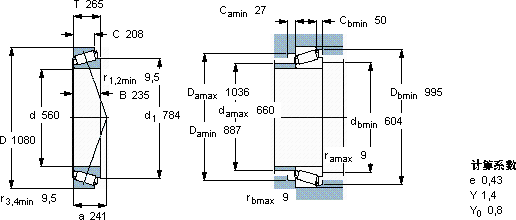 SKFBT1B 334018/HA5軸承圖紙