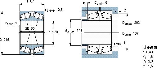 SKF30224 J2/DF軸承圖紙