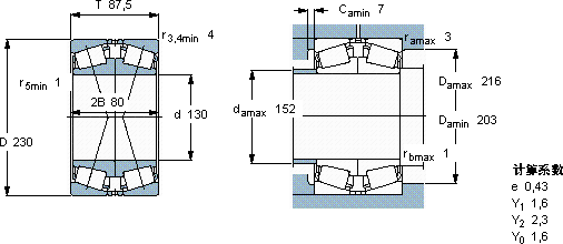 SKF30226 J2/DF軸承圖紙