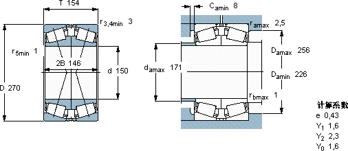 SKF32230 J2/DF軸承圖紙