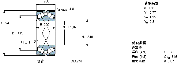 SKFBT2B 334110/HA3軸承圖紙