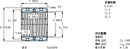 SKF330641 CG軸承圖紙