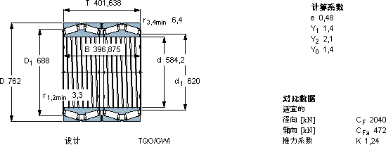 SKF331148 A軸承圖紙