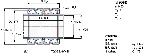 SKFBT4B 328887 G/HA1VA901軸承圖紙