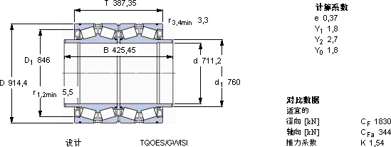 SKFBT4B 328988 G/HA1VA901軸承圖紙