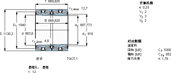 SKFBT4B 328857/HA4軸承圖紙
