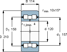 SKF319181/HB2軸承圖紙