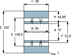 SKF315268 B軸承圖紙