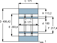 SKF316388 AV軸承圖紙