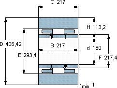 SKF315020 A軸承圖紙