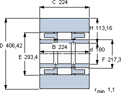 SKF315515 AB軸承圖紙
