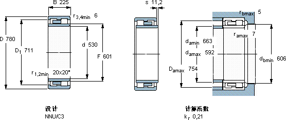 SKFBC2B 326064/HA1軸承圖紙