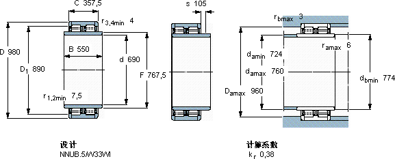 SKFBC2-8015/HB1軸承圖紙