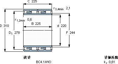 SKF313894 B軸承圖紙