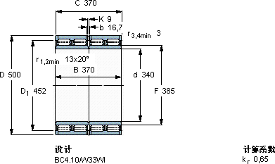 SKFBC4B 322261/HB1軸承圖紙