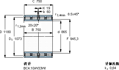 SKFBC4B 319668軸承圖紙