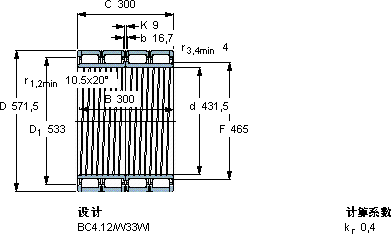 SKFBC4B 326361 B/HA1軸承圖紙