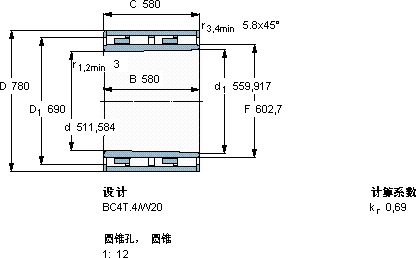 SKFBC4B 457956 VCE軸承圖紙