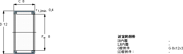 SKFHK 0808軸承圖紙