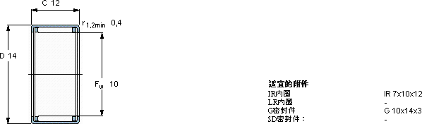 SKFHK 1012軸承圖紙