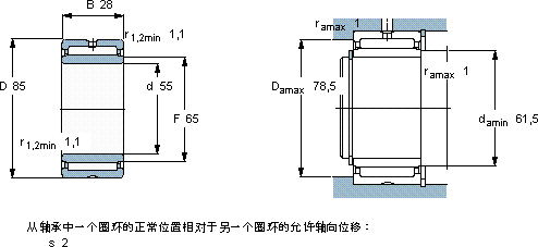 SKFNKIS 55軸承圖紙