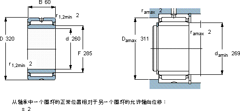 SKFNA 4852軸承圖紙