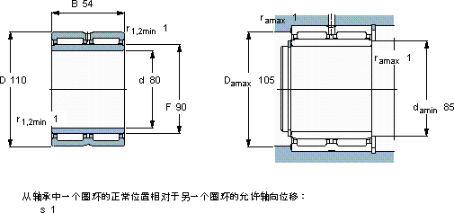 SKFNA 6916軸承圖紙