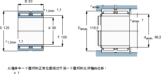 SKFNA 6918軸承圖紙