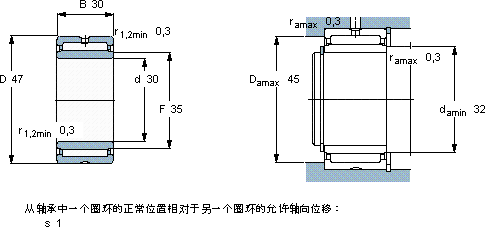 SKFNA 6906/W64軸承圖紙