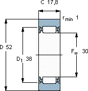 SKFRNA 2205.2RS軸承圖紙