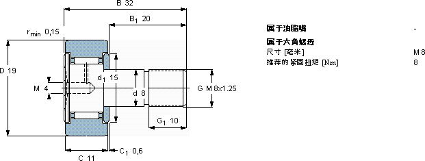 SKFKR 19軸承圖紙