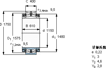 SKF321426軸承圖紙