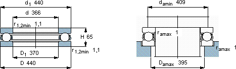 SKFBD1B 634132軸承圖紙