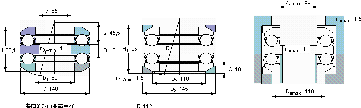 SKF54316軸承圖紙