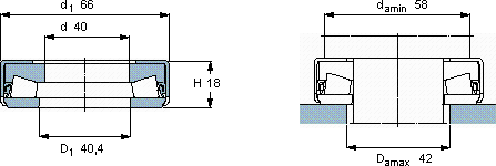 SKF353166 C/HA3軸承圖紙