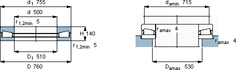 SKFBFS 8000/HA1軸承圖紙