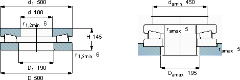 SKF353022軸承圖紙